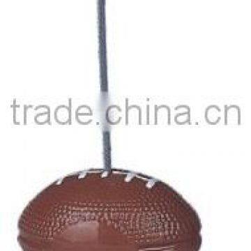 Rugby football shape name card holder