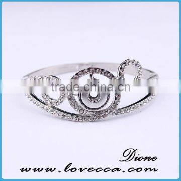 Wholesale Adjustable Interchangeable Jewelry Snap Button Bracelet photo-6