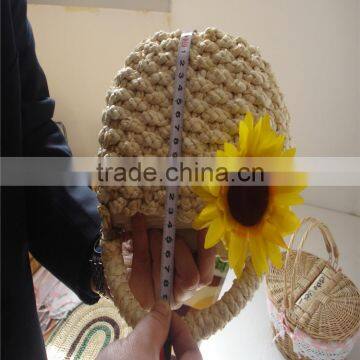 Gifts & Decor Handle Woven Corn Husk Baske photo-4