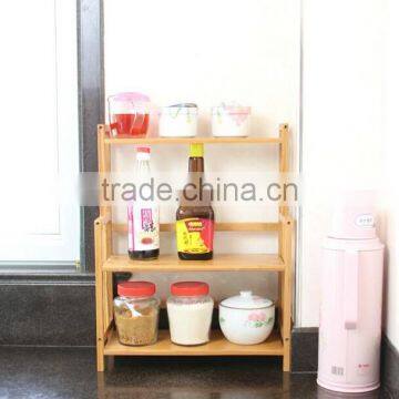 Kitchen Bamboo Rack Rack Set for Spices, Bamboo Rack Set photo-4