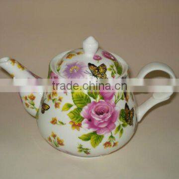 ceramic porcelain tea pot