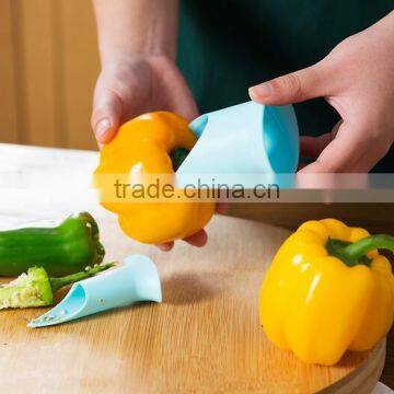 Wholesale Cheap Plastic Pepper Corer Chili Pepper Corer Vegetable Tools photo-2
