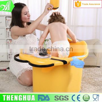 Taobao Cartoon Large Size Plastic kids Bucket Baby Bath Tub