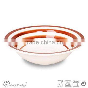 Handpainted Ceramic Soup Bowl photo-2