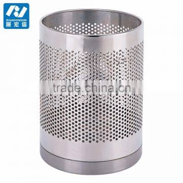 Round waste storage eco recycling rubbish bin for household