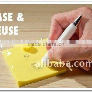 2015 Hot Sale Square Shape Silicone Rewritable Memo Pad photo-5