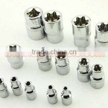 14pcs 1/4 3/8 and 1/2 Drive E-type Socket Set Star Socket Wrench photo-4