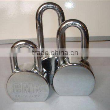 Solid Chromed Hardened Steel Shackle Stainless Steel Padlock With Removable and Rekeyable Cylinder photo-5
