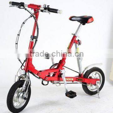 electric folding bike with hidden battery