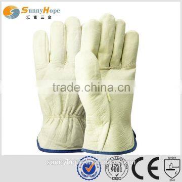 2016 goat skin softtextile leather glove