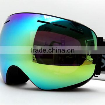 TPU frame and smoke REVO red lens ski goggle