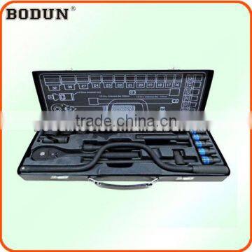 D6006-1 1/2" DR. 24pcs socket wrench/spanner tool set with iron box