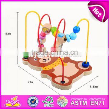 2017 New Design Educational Kids Play Wooden Toy Bead Maze W11B135 photo-5