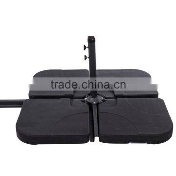 4PIECES Plastic Water Sand Cantilever Umbrella Base Stand photo-2