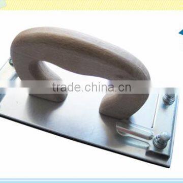 Abrasive block with aluminium plate wooden handle, EVA baseboard,used with abrasive paper and cloth