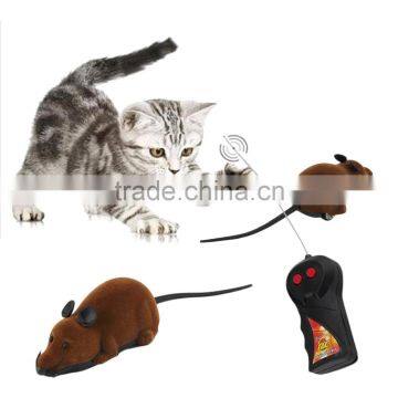 2015 Brand NewScary Remote Control Simulation Plush Mouse Mice Kids Toys Gift for Cat Dog Hot Selling Features: