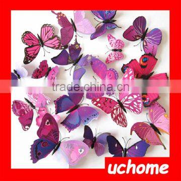 UCHOME 3D Butterfly Wall Sticker Decal Home Decor Room Decoration Art Wall home Sticker