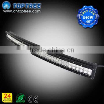 20"/30"/40"/ 50" offroad waterproof cree 240w 50" curved led light bar