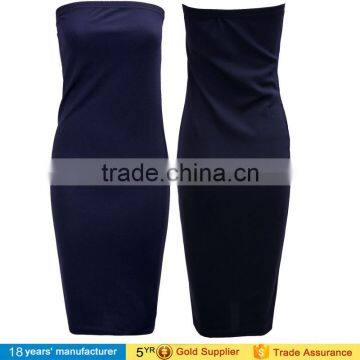 2016 Bandeau Tube Bodycon Dresses Sexy Kim Kardashian Knee Length Celebrity Dresses photo-3