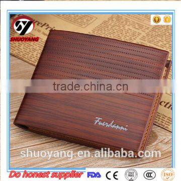 Shuoyang Best Selling Products New Designer Durable Cow Hide Mens Leather Wallets And Purse photo-6