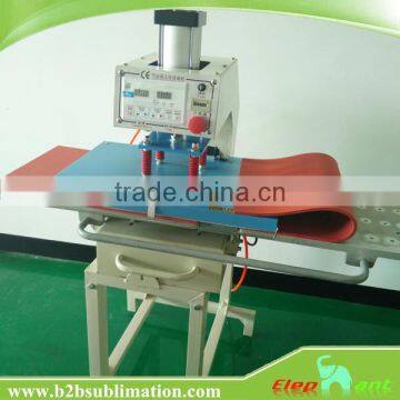 pneumatic T-shirt heat press machine with two stations for sale