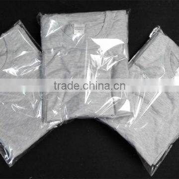 Heather Grey T-shirt Men Size Sublimation Blank Cotton or Polyester photo-3