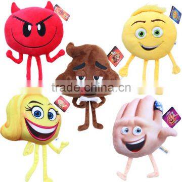 Cartoon Characters Fantasy Adventure Emoji Movie Plush Toys for Baby Kids