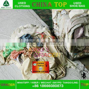 Good quality used curtains for for the living room in guangzhou,second hand curtains