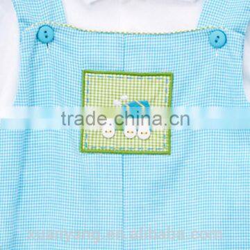 Wholesale Baby Clothes 100% Cotton Western Kids Wear Suspender Set Summer Boys Infant Short Cotton Baby1 Set Newborn Clothes photo-3