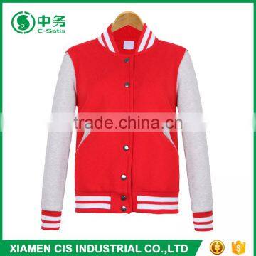 Wholesale Multi Color Korean Style Stand Collar Slim Fit Mens Blank Baseball Jacket photo-2