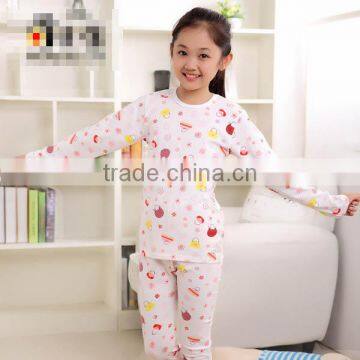 2017 Spring Korea Style High Quality Baby White Cotton Sleepwear for Kids photo-2