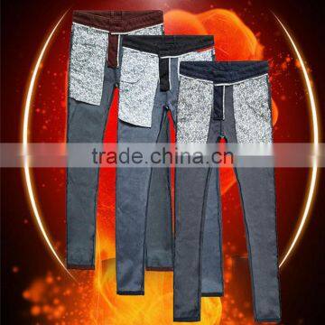MSW0039 Men's Casual Pants Thickened Worsted Pants High-end Pants
