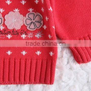 Latest Design Child Winter Sweater Cotton Toddler Girl Pullover photo-4