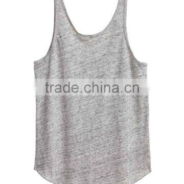 Cotton Curve Hem Ladies Stringer Vest