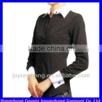 New fashional pattern cotton women shirt office lady shirt