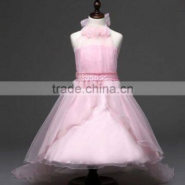 C128#2017 Baby Girls Party Dress Unique Baby Girl Names Images Baby Girl Wedding Dress photo-4