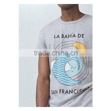 Men Animal Printing Tee Teenager Funny Fashioncasual Daily Tee Plain photo-4