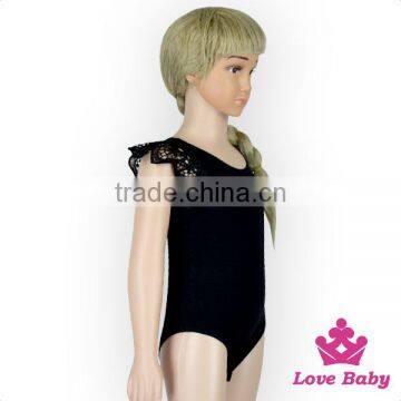 Solid White Color Baby Romper Infant Shoulder Lace Trim Sleeveless Romper Clothes Knit Cotton Baby Romper Pearl Top photo-4