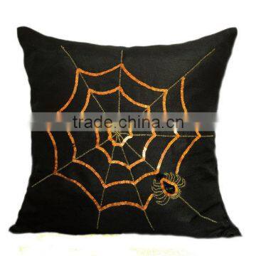 Spider Pillow Cover Spider Web Pillow Pop Art Halloween Decor Pillows Black Orange Pillow Cartoon Pillows Boys Room Decor photo-4