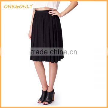 ladies casual knee length skirt