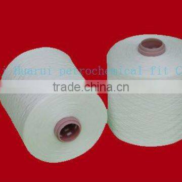 100% spun polyester raw white sewing thread