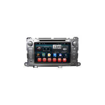 Оптовая продажа лучших встроенных автомобильных радио DVD-плееров Toyota Sienna с GPS, Bluetooth, поддержкой iPod и 8-дюймовой емкостной панелью