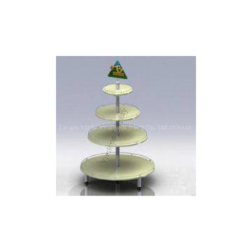 Wood Round Display Stand YL-DR-3011