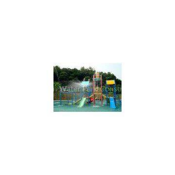 Colorful Rainbow Gallery Water Playground Equipment for Amusement Park