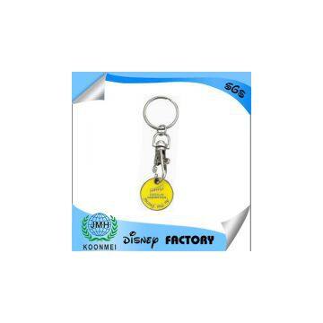 custom trolley coin keychain, metal keychain, keychain, coin keychain
