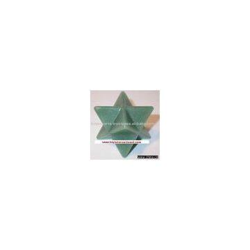 Green aventurine Merkaba star