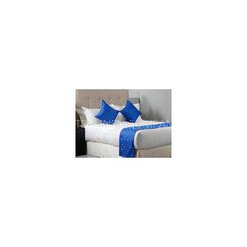 300TC Polycotton Embroidery Luxury Hotel Bed Linen Sets For 5 Star Hotel , Europe Style