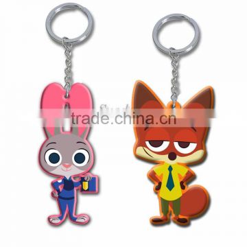 Hot Movie Zootopia keychain Animal keychain cute dolls key chain wholesale