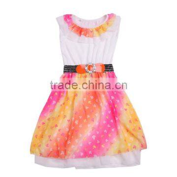 2015 Summer Dress Chiffon Dress Girl Dress