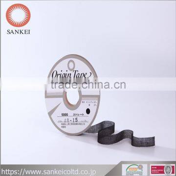 Straight interlining cutting tape,weft yarn and warp yarn in horizontal and vertical direction 5000-ST